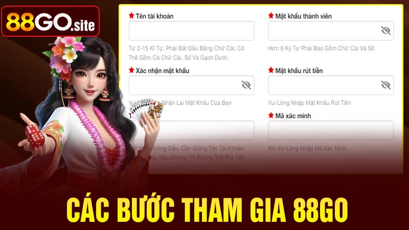 Các bước tham gia 88go